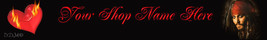 Website Valentines day custom created banner VTD10a - £5.59 GBP
