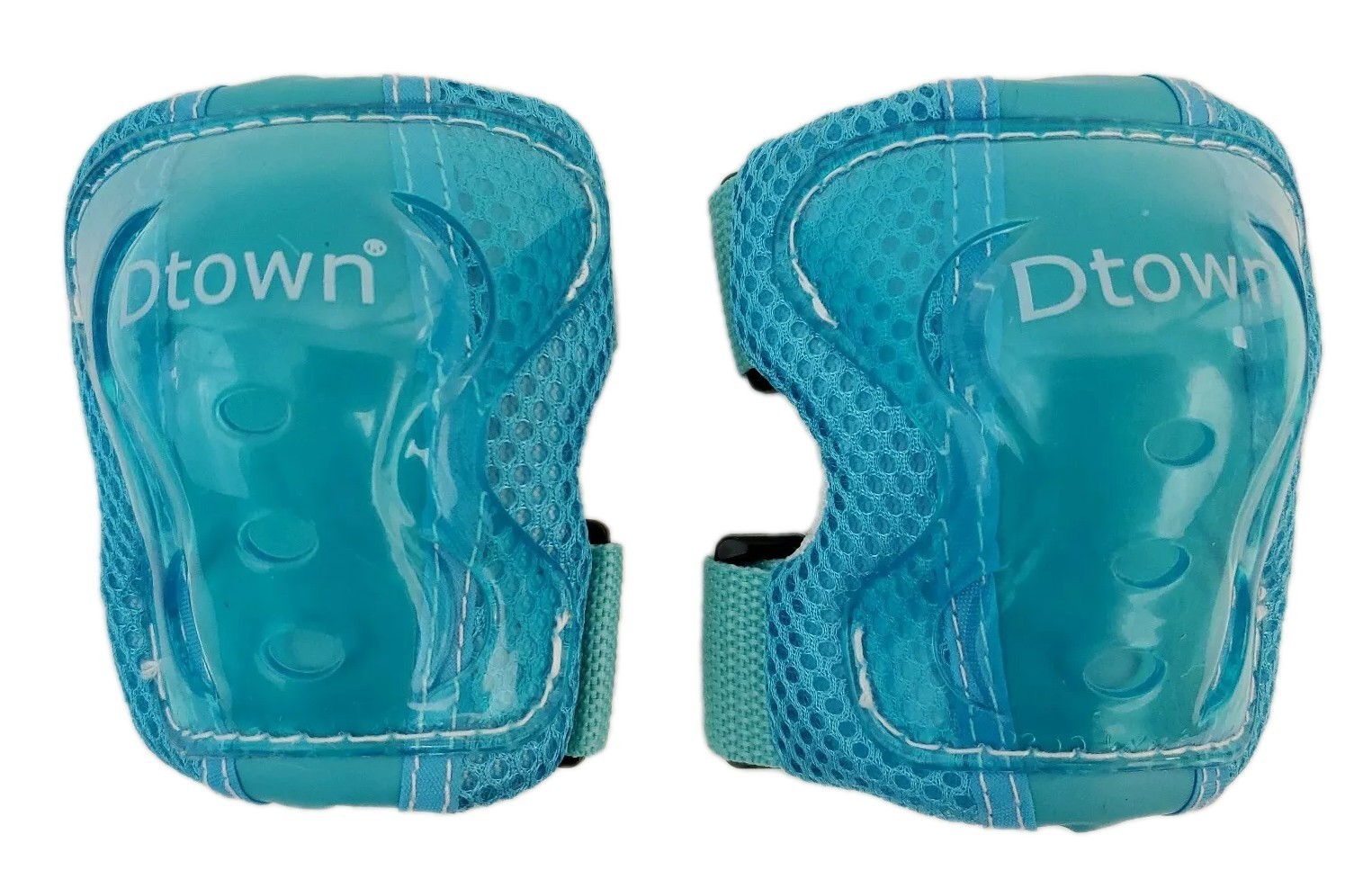 Dtown Elbow Pads Only Sky Blue Teal S Small for 3-7 years old 2 pieces - £7.19 GBP