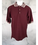 Ultra Club Small S burgundy polo golf shirt short sleeve - $266.13 MXN