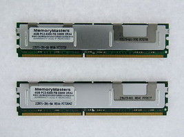 Not For Pc! 8GB 2x4GB PC2-5300 Ecc FB-DIMM For Dell Power Edge 2950 Server Tested - £15.84 GBP