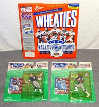 Wheaties Dallas Cowboys 1995 Super Bowl Box &amp; Starting Lineup E Smith &amp; T Aikman - £11.76 GBP