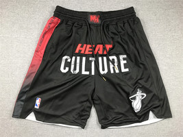 Miami Heat Black City Edition Classic Mesh Pockets Shorts - $31.20