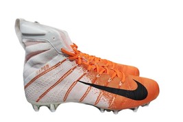 Nike Vapor Untouchable 3 Elite AO3006-118 Men Sz 16 White Orange Footbal... - £77.85 GBP