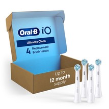 Oral-B iO Ultimate Clean Replacement Brush Heads, White, 4 Count - £41.55 GBP