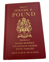 Book Genealogy Memoirs Jerome Pound Family History Murphy Palmer Pitts H... - $27.91