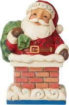 Jim Shore Heartwood Creek Santa in Chimney Miniature Figurine, 3.875&quot; NI... - $28.00