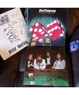 Bad Company Signed Autographed Straight Shooters Vinyl &amp; Holy Waters Tou... - $200.00