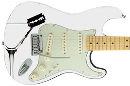 Guitar Skin Axe Wrap Re-skin RAZOR BLOOD LINE 409 - $44.50