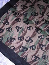 ARMY SKULL CAMO in GREEN TAN BROWN BLACK COLORS BANDANA HEAD WRAP SCARF - $6.33 CAD