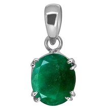 9.25 Carat Emerald Panna Pendant/Locket (Panna Stone Silver Plating Panc... - $28.60