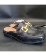 Time and Tru Women&#39;s Backless Loafer Mules 10 M Black NWT Memory Foam Co... - $359.73 MXN