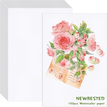 100-Piece Set of 12 X 8 Inch White 100% Rag Cotton Cold Press Watercolor... - $16.76 100-Piece Set of 12 X 8 Inch White 100% Rag Cotton Cold Press Watercolor... - $16.76