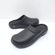 OOFOS OOCloog Recovery Clog Slip On Sandal Size Mens US 10 Womens 12 EU 43 Black - £39.56 GBP