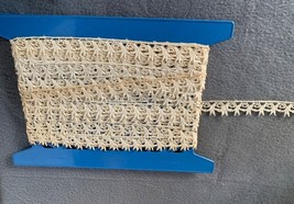 Vintage Novella French Lace Trim 5/8&quot; Wide 1 Yard Long Intricate Floral ... - €6,10 EUR