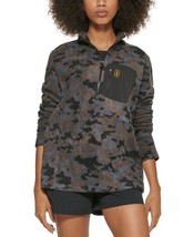 MSRP $39 Bass Outdoor Womens Camo-Printed Half-Zip Fleece Sweatshirt Size Small - £9.52 GBP