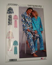 Simplicity Pattern R10389 PAJAMAS PJ&#39;S LOUNGEWEAR Girls S-L Misses XS-XL... - $165.85 MXN