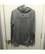 Under Armour US Open Championships NYC Hoodie Men&#39;s SZ Small Loose Fit Gray - £15.45 GBP