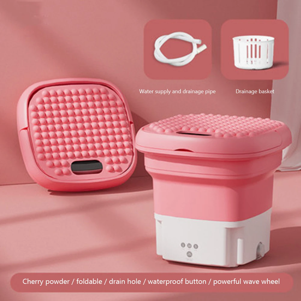  eu uk portable washing machine 3 modes mini washing machine with bucket dryer 110 260v thumb200