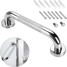 Sumnacon 12 Inch Bath Grab Bar With Anti-Slip Grip, Sturdy Stainless Steel - $34.27