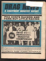 Drag News 8/1/1970-Gene Conway-Steve Carbone-Don Enriquez cover-PDA Champions... - £35.47 GBP