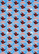 SPIDERMAN Gift Wrap - Spiderman Wrapping Paper - 2 x A2 Sheets Per Order - $5.32