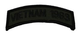 Vietnam 1963 TAB Subdued OD Olive DRAB Rocker Patch - Veteran Owned Business. - £4.37 GBP