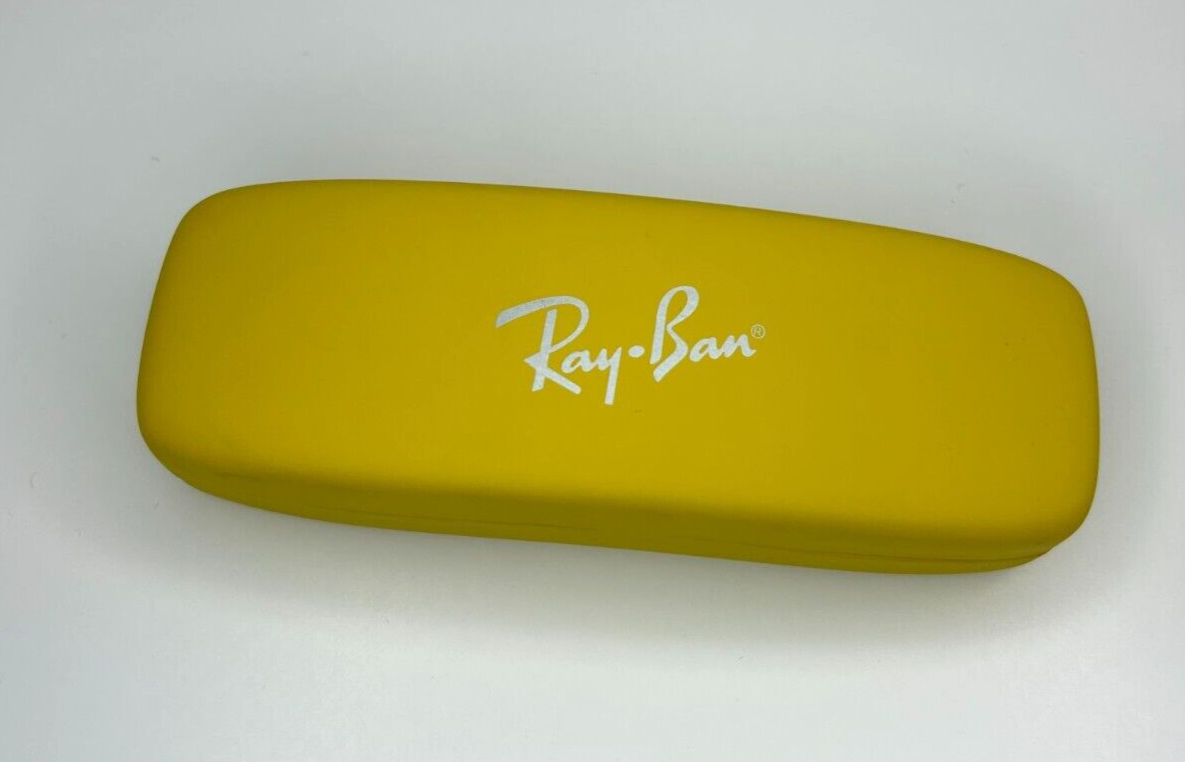 Ray Ban Child Juniors Youth Glasses Sunglasses Case, Mustard Yellow / Re... - $11.83