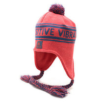 Rastaclat Rojo Azul Marino Yuri Borla Gorro Positivo Vibraciones Gorro Invierno - £19.78 GBP