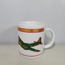 Boeing Coffee Mug B-17 Flying Fortress 22K Gold White Kapan Kent Co ALS ... - $15.98