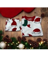 NWT Santa Carter&#39;s 24 Months 2 Piece Long sleeve and pants Christmas Paj... - $13.85