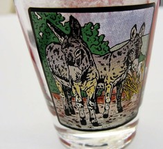 Oatman Arizona Shot Glass Home of the Wild Burros Old Mining Town Black ... - $17.81