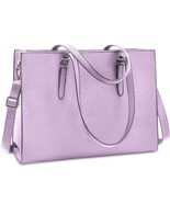 Laptop Bag for Women Waterproof Lightweight Leather 15.6 Inch Computer T... - $62.48 CAD