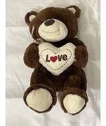 12” Dan Dee Plush Glitter Sparkle Love Heart Bear - €11,14 EUR