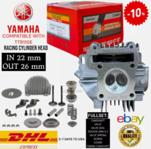 YAMAHA TTR110 110E Racing Cylinder Head Set &amp; Big valve in 22 out 26 mm DHL FAST - £114.25 GBP