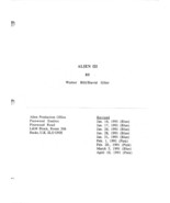 1992 ALIEN III repro film script by Walter Hill &amp; David Giler #3 - $459.19 MXN