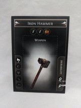 *Punched* Path Of Exile Exilecon Iron Hammer Normal Trading Card - £19.41 GBP