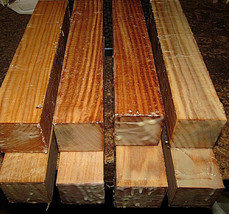 Four (4) Black Locust Turning Blanks Lumber Lathe Wood Blocks 3&quot; X 3&quot; X 12&quot; - £43.47 GBP