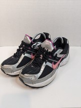 Nike Run Compete Women&#39;s Sneakers Black + Gray Sz 8 #318425-064 - £29.46 GBP