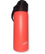 Aquatix Pop Orange Insulated FlipTop Sport Bottle 21 ounce Pure Stainles... - $26.73 CAD