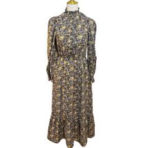 Target Cottage Core Floral Maxi Dress Size XS Blue Gold Prairie Feminine... - €21,30 EUR