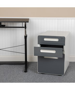 Filing Cabinet-White/Charcoal HZ-AP535-02-DGY-WH-GG - $271.59 CAD