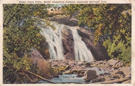 Helen Hunt Falls North Cheyenne Canyon Colorado Springs CO 1929 Postcard C55 - £2.37 GBP