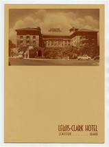 Lewis Clark Hotel Menu Lewiston Idaho Hotel Phot on Cover  - £45.66 GBP