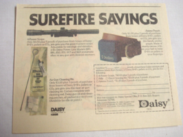 1983 Color Ad Daisy 4-Power Scope, Ammo Pouch, and Air Gun Cleaning Kit - $7.99