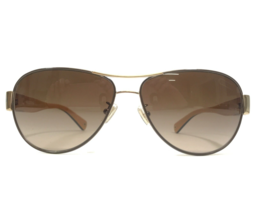 Coach Sunglasses HC 7009Q L024 Charity 9056/13 Gold Aviators with Brown Lenses - £44.94 GBP
