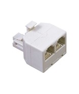 mta-8 caltronics phone &#39;t&#39;&#39; adaptor 2-8 conductor jacks to 1-8 conductor... - $5.97