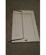 Vintage Beveled Cabinet? Mirror Metal Stand Wood Backed - £27.57 GBP