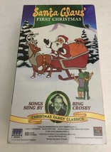 Christmas 2 New VHS TAPES-Santa Claus First Christmas(VHS,1995)&amp; Silent Night - £19.45 GBP