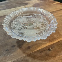 Mikasa Winter Dreams S2103 Footed Bon Bon Glass Dish 8.75” Made in Germany - $224.96 MXN