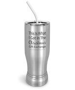 PixiDoodle Christmas Elephant Gift Exchange Insulated Coffee Mug Tumbler... - £27.16 GBP+